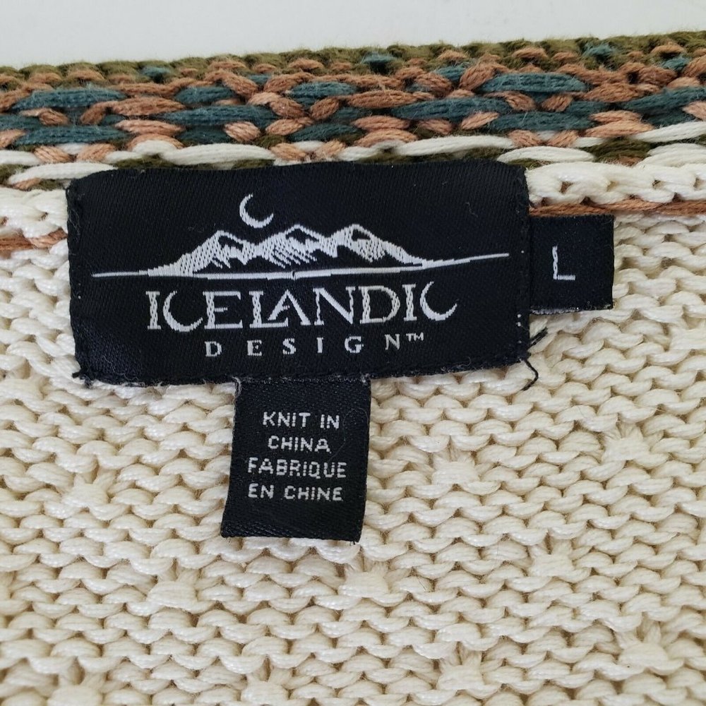 Icelandic Designs Floral Cardigan - Picture 3 of 6